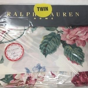 Ralph Lauren LORRAINE Twin Flat Sheet Floral